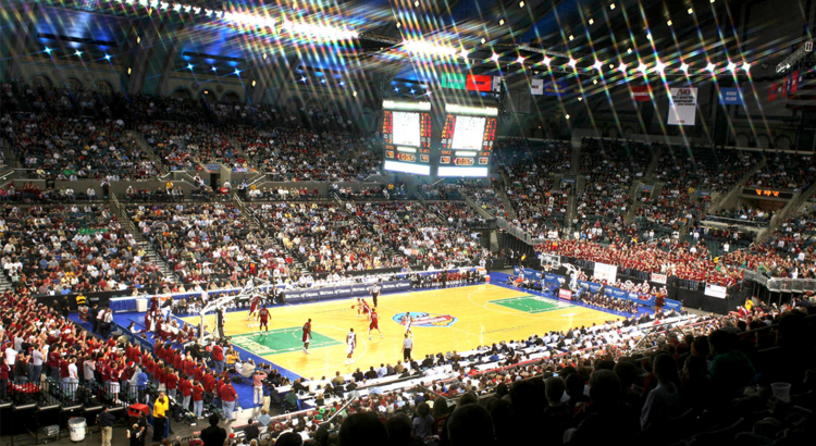 USA Atlantic City Board Walk Hall Basketball Foto Tour AC